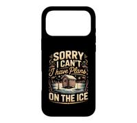 Sorry I Can't I Have Plans on the Ice Ice Fishing Case for iPhone 17 Pro Max
