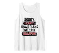 Sorry I Can't I Have Plans with My Balafon Tank Top