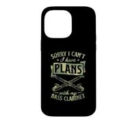 Sorry I Can't I Have Plans With My Bass Clarinet Case for iPhone 14 Pro Max