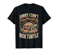 Sorry I Can't I Have Plans with My Box Turtle Value Graphic T-Shirt