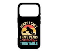 Sorry I Can't I Have Plans With My Turntable Retro DJ Case for iPhone 17 Pro