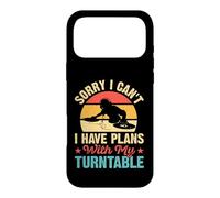 Sorry I Can't I Have Plans With My Turntable Retro DJ Case for iPhone 17 Pro Max