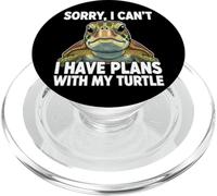 Sorry, I Can't I Have Plans With My Turtle PopSockets PopGrip for MagSafe