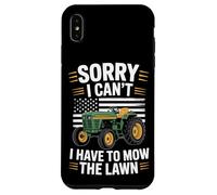 Sorry I Can't I Have To Mow The Lawn Mower Lover Case for iPhone XS Max