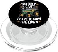 Sorry I Can't I Have To Mow The Lawn Mower Lover PopSockets PopGrip for MagSafe