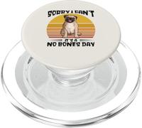 Sorry I Can't It's A No Bones Day Pug Dog PopSockets PopGrip for MagSafe