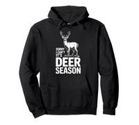 Sorry I Can't It's Deer Season Deer Hunting Buck Wildlife Pullover Hoodie
