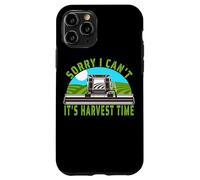 Sorry I Can't It's Harvest Time - Combine Harvester Tractor Case for iPhone 11 Pro