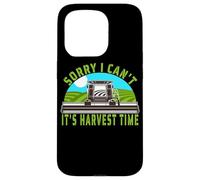Sorry I Can't It's Harvest Time - Combine Harvester Tractor Case for iPhone 15 Pro