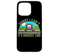 Sorry I Can't It's Harvest Time - Combine Harvester Tractor Case for iPhone 15 Pro Max