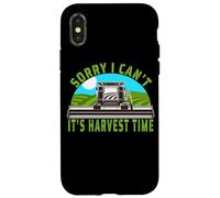 Sorry I Can't It's Harvest Time - Combine Harvester Tractor Case for iPhone X/XS