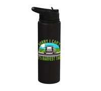 Sorry I Can't It's Harvest Time - Combine Harvester Tractor Stainless Steel Insulated Water Bottle