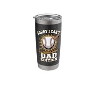 Sorry I Can't It's Softball Season Dad Softball Stainless Steel Insulated Tumbler