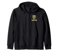 Sorry I Cant Its Tech Week Funny Musical Theatre Crew Quote Zip Hoodie