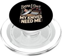 Sorry I Can't My Knives Need Me Blade Thrower PopSockets PopGrip for MagSafe