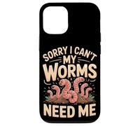 Sorry I Can't My Worms Need Me Case for iPhone 12/12 Pro