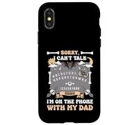 Sorry I Can't Talk I'm On The Phone With My Dad Ouija Board Case for iPhone X/XS