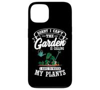 Sorry I Can't The Garden Is Calling Water Plants Gardener Case for iPhone 13