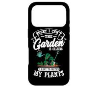 Sorry I Can't The Garden Is Calling Water Plants Gardener Case for iPhone 17 Pro