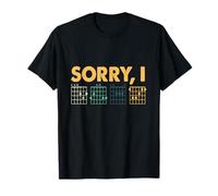 Sorry I-DGAF Funny Hidden Message Guitar Chords For Lover T-Shirt