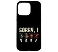 Sorry I DGAF Guitar Players Guitar Lover Bass Player Chords Case for iPhone 15 Pro Max