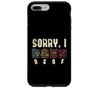 Sorry I DGAF Guitar Players Guitar Lover Bass Player Chords Case for iPhone 7 Plus/8 Plus