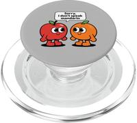 Sorry I Don't Speak Mandarin Funny Fruit Pun PopSockets PopGrip for MagSafe