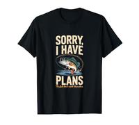 Sorry I Have Plans Fish Dont Catch Themselves Value Graphic T-Shirt
