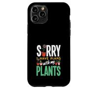 Sorry I Have Plans With My Plants Funny Gardening Case for iPhone 11 Pro