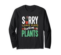 Sorry I Have Plans with My Plants Funny Gardening Long Sleeve T-Shirt