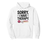 Sorry I Have Therapy Crochet Yarn Crafting Pullover Hoodie