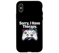 Sorry I Have Therapy Video Game Console Controller Case for iPhone X/XS