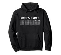 Sorry I Just D,G,A,F - Chords Hidden Message Funny Guitar Pullover Hoodie