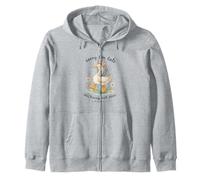 Sorry I’m Late His Timing Not Mine Duck Ecclesiastes 3:1 Zip Hoodie