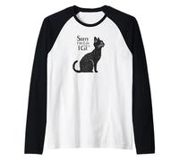 Sorry I’m Late I Saw a Cat Funny Pet Lover Humor Design tees Raglan Baseball Tee