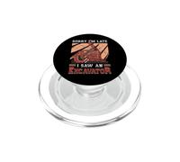 Sorry I´m Late I Saw An Excavator PopSockets PopGrip for MagSafe