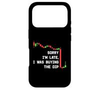 Sorry I’m Late, I Was Buying the Dip - Funny Crypto Trading Case for iPhone 17 Pro