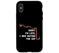Sorry I’m Late, I Was Buying the Dip - Funny Crypto Trading Case for iPhone X/XS