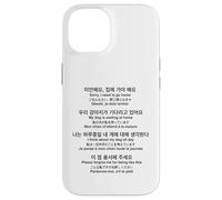 Sorry I Need To Go Home My Dog Is Waiting Funny Translations Case for iPhone 14