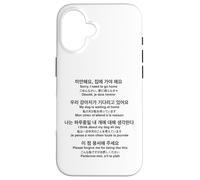 Sorry I Need To Go Home My Dog Is Waiting Funny Translations Case for iPhone 16