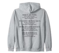 Sorry I Need To Go Home My Dog Is Waiting Funny Translations Zip Hoodie