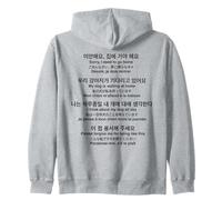 Sorry I Need To Go Home My Dog Is Waiting Funny Translations Zip Hoodie