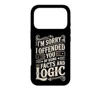 Sorry I Offended You Facts And Logic Funny Meme Design Case for iPhone 17 Pro