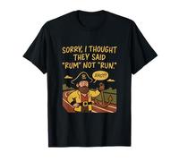 Sorry I Thought They Said Rum Not Run Funny Marathon novelty T-Shirt