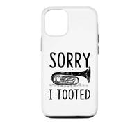 Sorry I Tooted Tuba Player Pun Case for iPhone 12/12 Pro