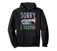 Sorry I Tooted Tuba Player Pun Pullover Hoodie