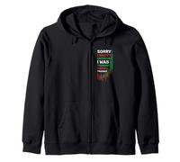 Sorry I Wasn’t Listening - Distressed Trading Design Zip Hoodie
