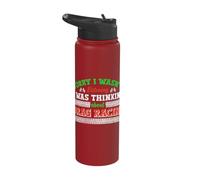 Sorry I Wasn't Listening Drag Racing Stainless Steel Insulated Water Bottle