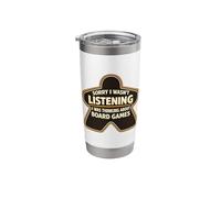 Sorry I Wasn't Listening I was Thinking About Board Games Stainless Steel Insulated Tumbler