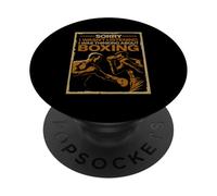 Sorry I Wasn't Listening I Was Thinking About Boxing Fighter PopSockets Adhesive PopGrip